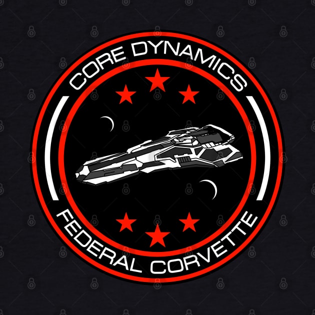 Elite: Dangerous - Federal Corvette by Lyamecron